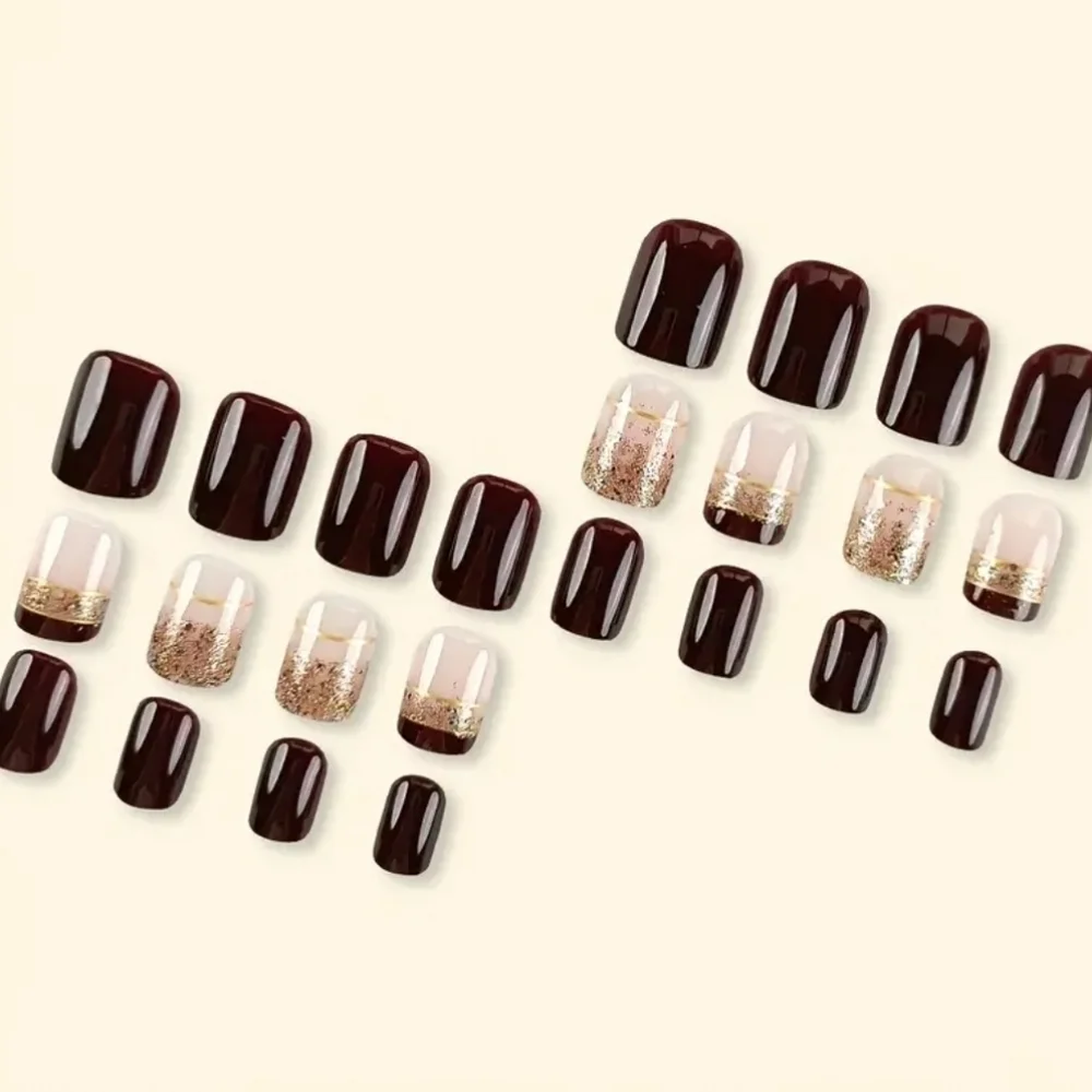 24 Pieces Fake Press On Nails